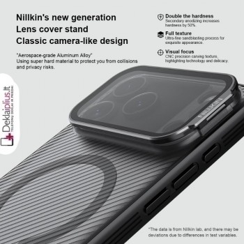 Nillkin Camshield Prop dėklas su magsafe - pilkas (Apple Iphone 17 Pro/Iphone 18 Pro)